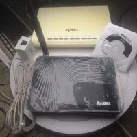 دوعدد مودم zyxel فوق العاده سرعت
