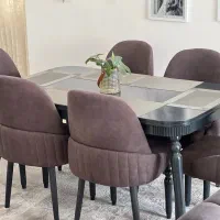 میز ناهارخوری ۶نفره (فقط میز) سالم و بسیار تمیز