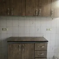 کابینت درب mdf فلزی و سینک شیر