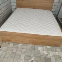تخت دونفره و میز آرایش سه کشو ست