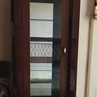 ویترین گردویی ام دی اف