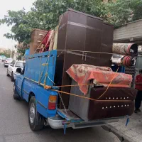 باربری حمل اثاثیه منزل جهیزیه نیسان بار با کارگر