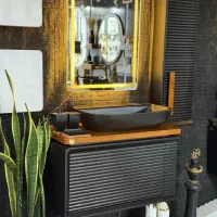 فرنگی کابین روشویی/دستشور/استراکچردیواری حامدسپاسی