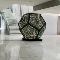 سازه المان نوری الماس تندیس دکور مانکن زیباسازی