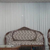 پرده حریر با والان مخمل