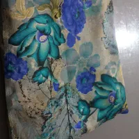 یک قواره چادر رنگی ژورژت