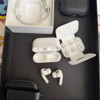 air pod pro2 litning در حد نو با دوکیس اورجینال