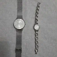 دوعدد ساعت مردانه و زنانه درحد کاملا نو