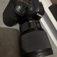 دوربین 6d mark 2 با لنز 85 sigma 1.4