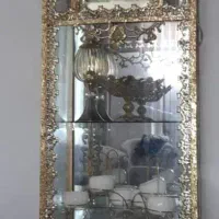 بوفه ساعت دار برنز