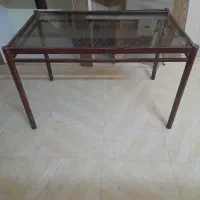 میز فلزی شش نفره