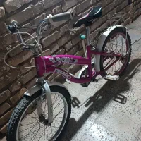 دوچرخه دخترانه 20 صحیح و سالم به رنگ صورتی