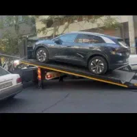 موسسه باربری حاتمی حمل کفی خودروبر تریلی کفی لبه