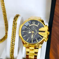 ست طلایی اقایان مدل Goltrionex//جذاب و حرفه‌ای