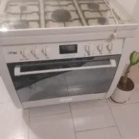 اجاق گاز فر دار در حد نو