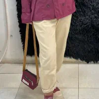 بارانی برند زرشکی فری سایز