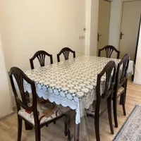 میز ناهارخوری ۶ نفره کاملا سالم