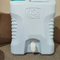 کلمن  یا دبه شیر دار و جا کاردی