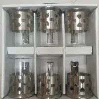 استکان پایه دار استیل / فوری