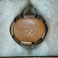 انگشتر ذکر خطی کهنه