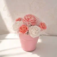 باکس شمع گل