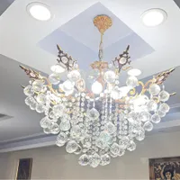 لوستر ۱۰ شاخه اصل با کریستال چک