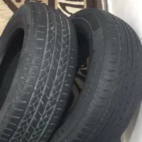 با سلام، لاستیک ماشین  2عدد 60 درصد،