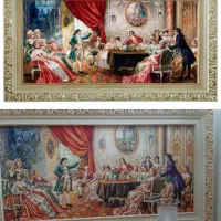 تابلو ، تابلو فرش، طلا کوب، تابلو ماه