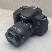دوربین کنون 750D با لنز 18-55 و گارانتی در حد نو