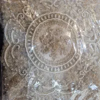 رومیزی دانتل ترک کریستال دوزی