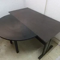 میز مدیریتی جلو کنفرانسی(دونفر مهمان)