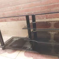 میز تلویزیون شیشه ای