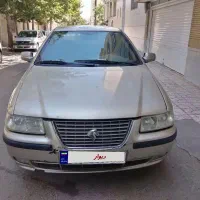 سمند LX  1384 رنگ بژ دوبرگ سند کم کار تمیز سالم
