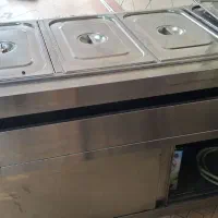 کانترگرم ۴لگن درحدنوجنس استیل قدیمی
