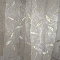 فروش پرده دست دوم خامه دوزی بهمراه آستری ومیل پرده