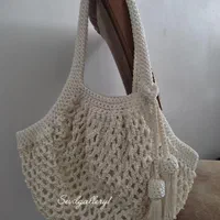 کیف بافتنی زنانه نو