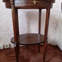 میز تلفن چوبی