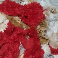 تیکه پارچه های خز برا دوخت عروسک و جاسویچی