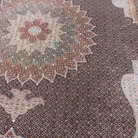 فرش 12 متری یلدای کویر کاشان طرح ماهی سلطنتی