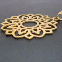 آویز گردنبند طلا 18 عیار زنانه مدل SG166