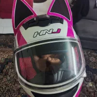 کلاه کاسکت فک ثابت زنانه مدل گربه