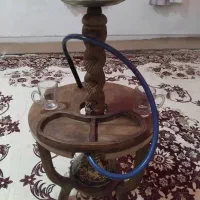 زیر قلیون چوبی