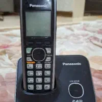 دوتا گوشی تلفن ثابت بی سیم پاناسونیک در حد نو