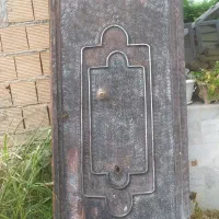 درب آهنی حیاط