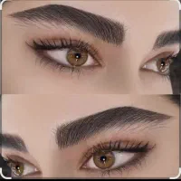نیازمند مدل شیدلب و خط چشم و تتو بدن