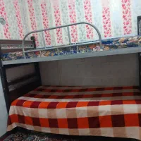 تخت خواب دوطبقه جنس محکم بدون تشک