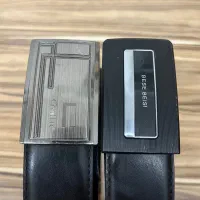 دو عدد کمربند چرم مصنوعی پین دار