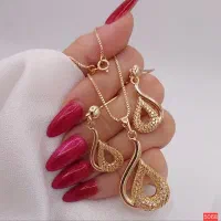 نیمست آبکاری طلا ۱۸ عیار . رنگ ثابت