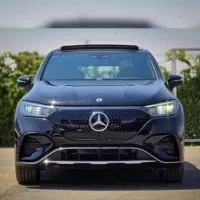چراغ های چپ و راست بنز EQE 500 SUV وجلو پنجره اصلی