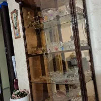 بوفه تمام شیشه چوبی